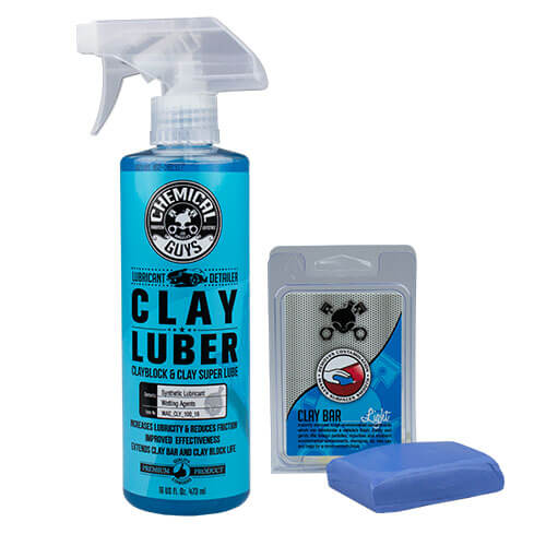 Clay Block Surface Cleaner Clay Bar Alternative & Clay Luber Kit